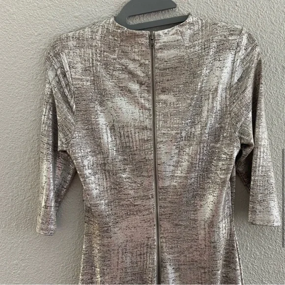 Alice + Olivia Silver Delora dress size 6